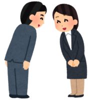 ビジネスマナー挨拶おじぎ